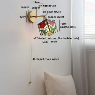Celako™ Lucoro Wall Light | Copper Bedside Lighting