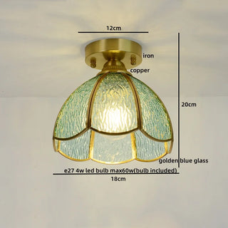 Celako™ Cuvena Pendant Light | Copper Glass Kitchen Island Lighting