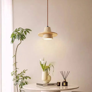 Celako™ Aureale Pendant Light | Wood Yellow Travertine Kitchen Island Lighting