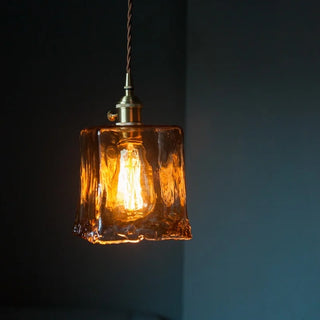 Celako™ Solambra Pendant Light | Glass Stone Kitchen Island Lighting