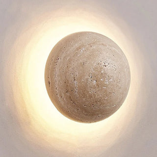 Celako™ Arcuate Wall Light | Yellow Travertine Bedroom Lighting