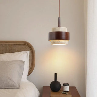 Celako™ Lapideo Pendant Light | Yellow Travertine Kitchen Island Lighting