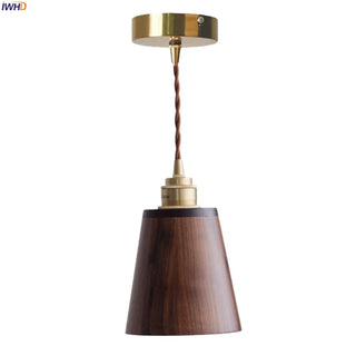 Celako™ Kaede Pendant Light | Wood Japan Wabi Sabi Bedroom Lighting