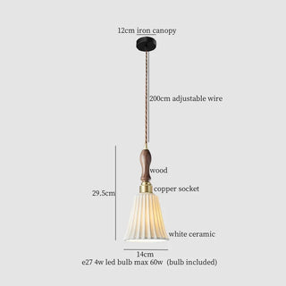 Celako™ Kaolino Pendant Light | Ceramic Kitchen Island Lighting