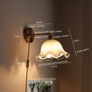 Celako™ Auricore Wall Light | Copper Bedroom Lighting