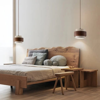 Celako™ Tivelle Pendant Light | Yellow Travertine Bedroom Lighting