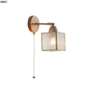 Celako™ Brasuna Wall Light | Copper Glass Japan Wabi Sabi