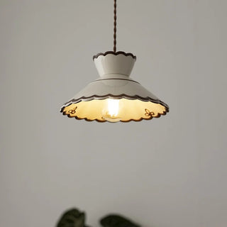 Celako™ Argillia Pendant Light | Hand-Painted Ceramic Dining Room Lighting