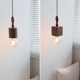 Celako™ Oberon Pendant Light | Wood Dining Room Lighting
