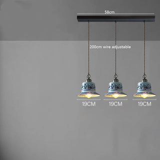 Celako™ Aurelie Pendant Light | Ceramic Dining Room Lighting