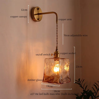 Celako™ Pendula Wall Light | Copper Vintage Bedroom Lighting