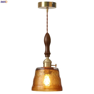 Celako™ Cuvoria Pendant Light | Copper Glass Bedroom Lighting