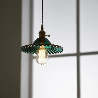 Celako™ Emeraude Pendant Light | Green Glass Kitchen Island Lighting