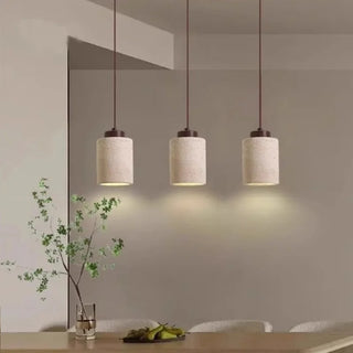 Celako™ Limestra Pendant Light | Yellow Travertine Vintage Wabi Sabi