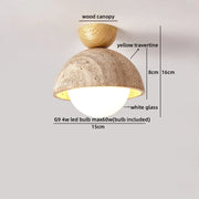 Yellow travertine 17
