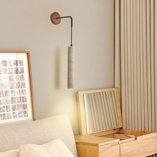 Celako™ Travita Wall Light | Travertine Bedside Lighting