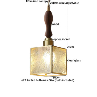 Celako™ Seleno Pendant Light | Glass Bedroom Lighting