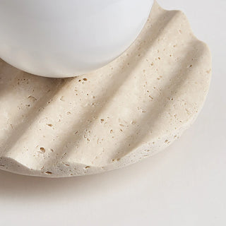 Celako™ Tiburtine Ceiling Light | Yellow Travertine Stone Living Room Lighting