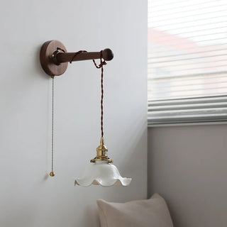 Celako™ Petalia Wall Light | Ceramic Bedroom Lighting