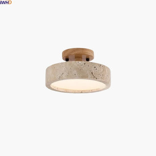 Celako™ Lithura Ceiling Light | Yellow Travertine Japan Vintage