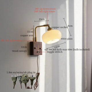 Celako™ Lunette Wall Light | Glass Nordic Modern Bedroom Lighting