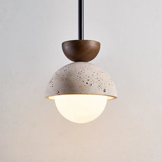 Celako™ Fulvian Pendant Light | Yellow Travertine Kitchen Island Lighting