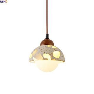 Celako™ Terumi Pendant Light | Terrazzo Wabi Sabi Bedroom Lighting