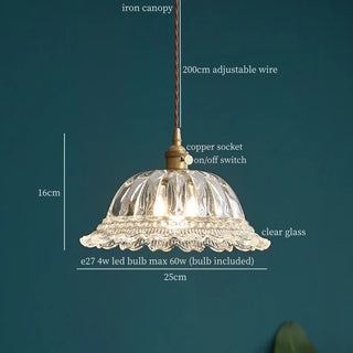 Celako™ Lucerna Pendant Light | Clear Glass Kitchen Island Lighting