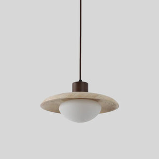 Celako™ Travario Pendant Light | Yellow Travertine Kitchen Island Lighting