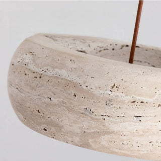 Celako™ Calcaris Pendant Light | Yellow Travertine Kitchen Island Lighting
