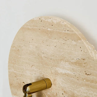 Celako™ Cavita Wall Light | Travertine Living Room Lighting