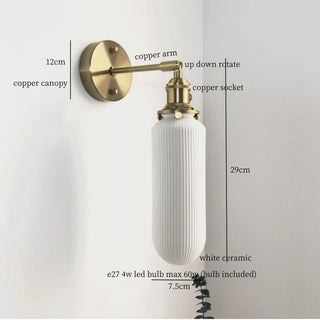 Celako™ Cuvori Wall Light | Copper Contemporary Bedroom Lighting
