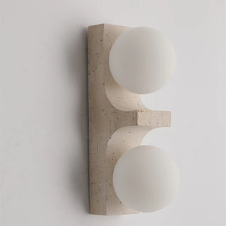 Celako™ Stravia Wall Light | Yellow Travertine Glass Kitchen Island Lighting