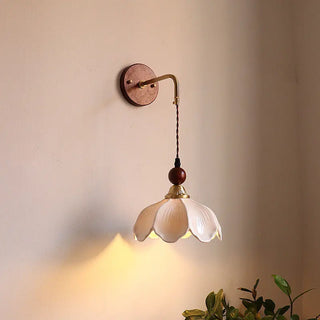 Celako™ Porzia Wall Light | White Ceramic Bedroom Lighting