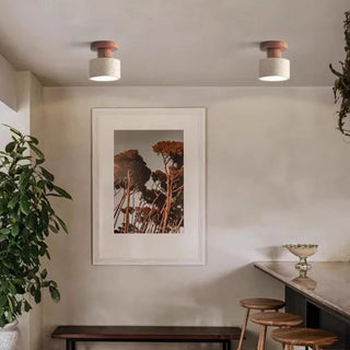 Celako™ Aurentine Ceiling Light | Yellow Travertine Living Room Lighting