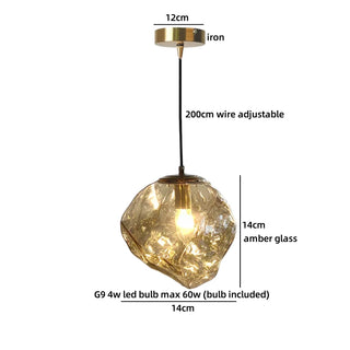 Celako™ Aurena Pendant Light | Glass Kitchen Island Lighting