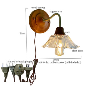 Celako™ Cerelia Wall Light | Ceramic Bedroom Lighting