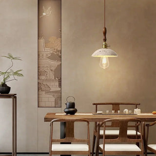 Lámpara colgante Celako™ Tivorini | Iluminación para isla de cocina en travertino amarillo  