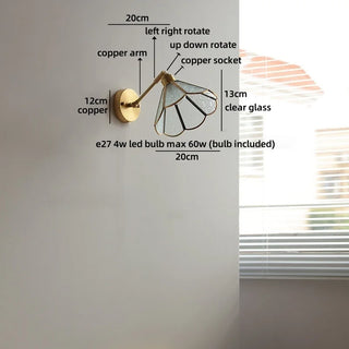 Celako™ Crysara Wall Light | Crystal Bedroom Lighting