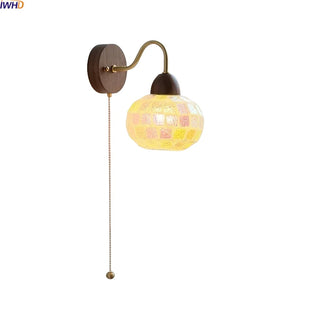 Celako™ Nacria Wall Light | Resin Shell Bedroom Lighting