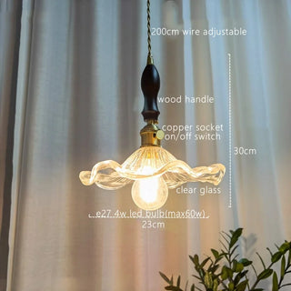 Celako™ Virene Pendant Light | Glass Bedroom Lighting