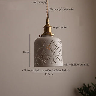 Celako™ Yakido Pendant Light | Black Ceramic Kitchen Island Lighting
