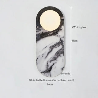 Celako™ Ceralume Wall Light | Ceramic Living Room Lighting