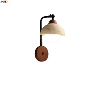 Celako™ Porosia Wall Light | Yellow Travertine Living Room Lighting