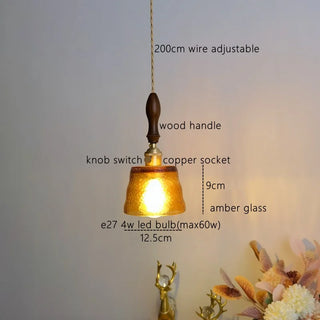 Celako™ Auriglass Pendant Light | Glass Stone Dining Room Lighting