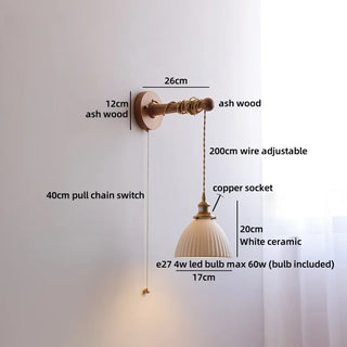 Celako™ Sakura Wall Light | Ceramic Living Room Lighting