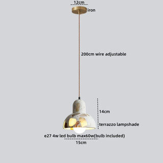 Celako™ Strazzo Pendant Light | Terrazzo Dining Room Lighting
