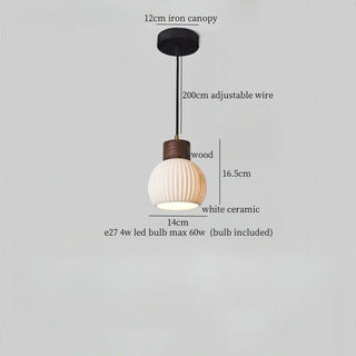 Celako™ Kaolinor Pendant Light | Ceramic Kitchen Island Lighting
