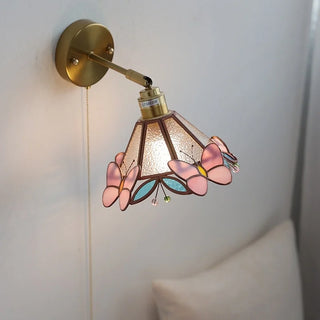 Celako™ Vitrune Wall Light | Glass Copper Bedroom Lighting