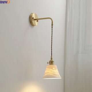 Celako™ Cerone Wall Light | Ceramic Copper Bedroom Lighting